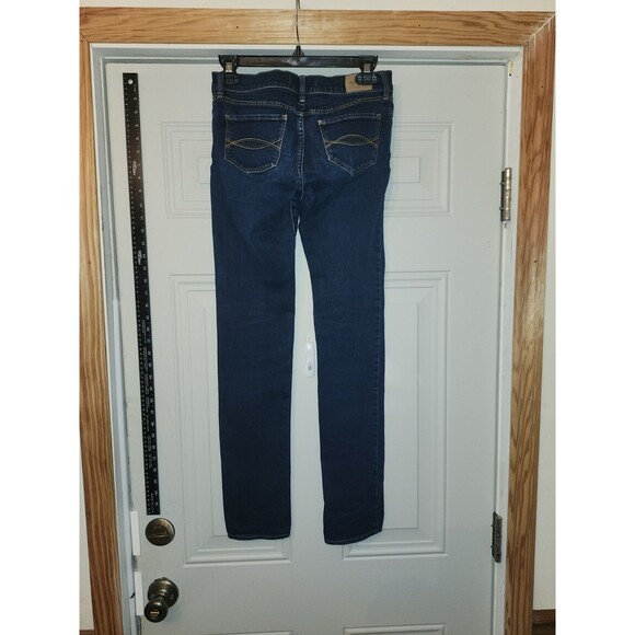 Abercrombie Kids Girls Dark Wash Skinny Jeans Size 16 Kids Slim Fit - Picture 5 of 7
